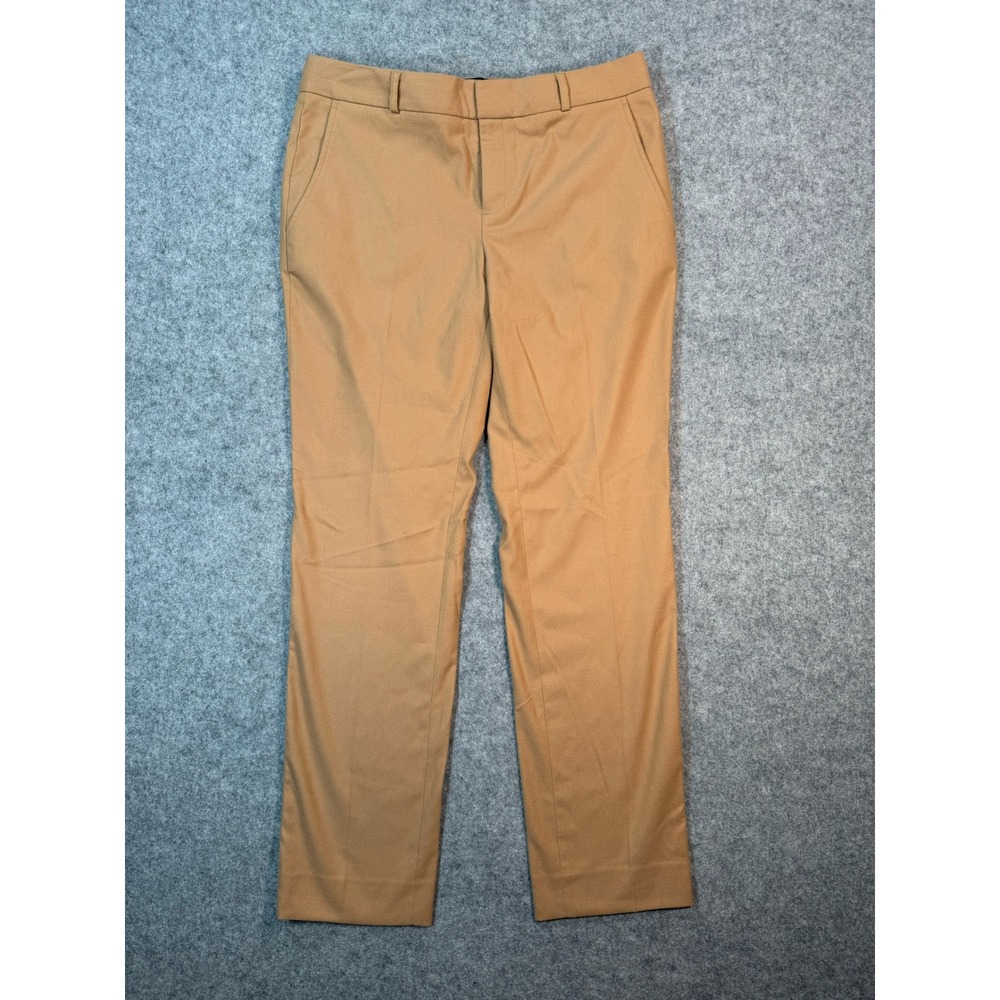 Banana Republic Ryan Straight Leg Dress Pants Camel Tan Brown Womens 6